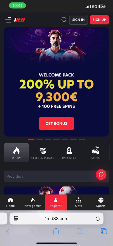 1Red Mobiel Casino