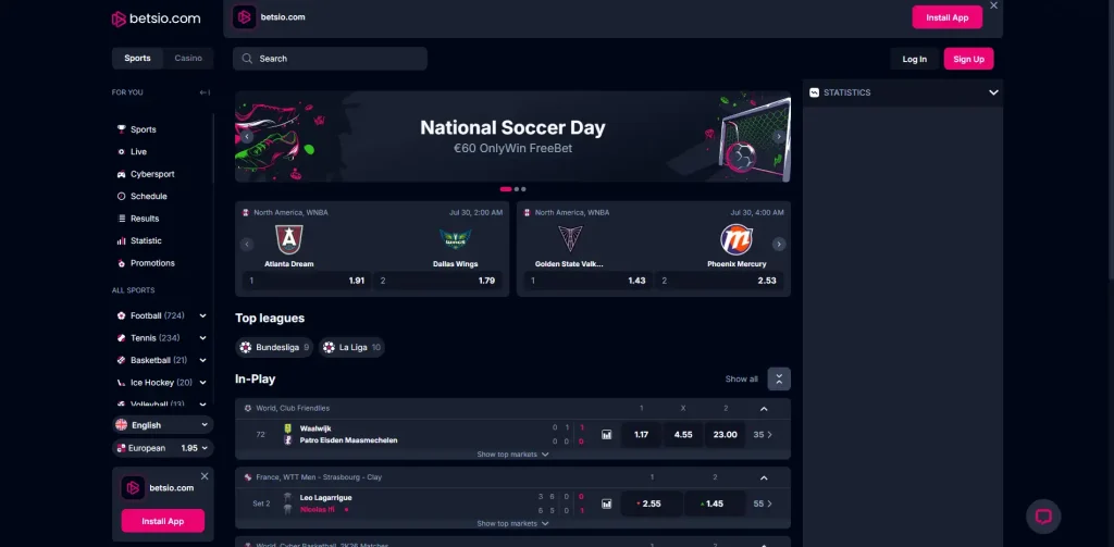 Betsio Casino Review-sport