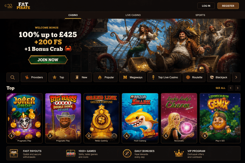 FatPirate Casino Review-main