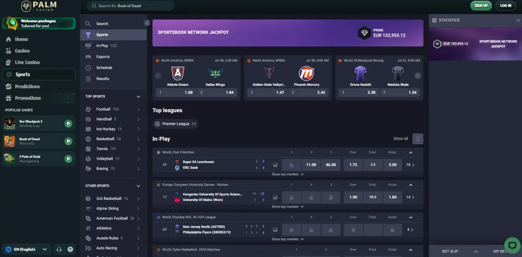 Palm Casino Review-sport