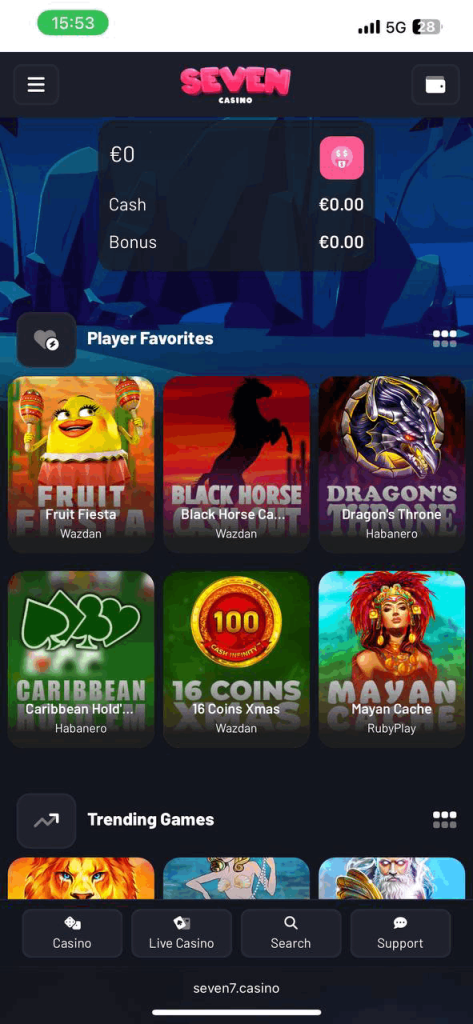 Seven Casino Mobiel