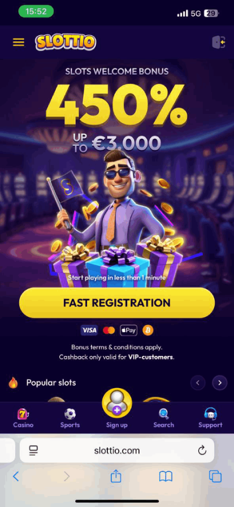 Slottio Mobiel Casino