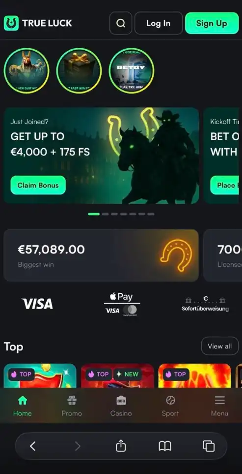 TrueLuck Casino Review-mobile