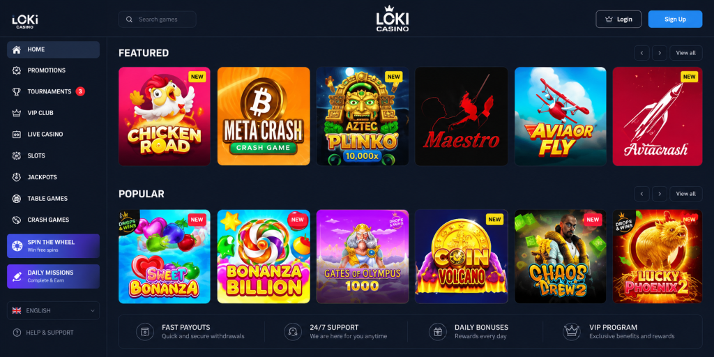 Loki Casino Review-main