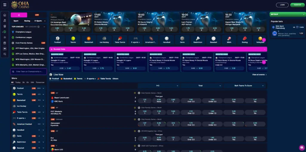 Oha Casino Review-sport