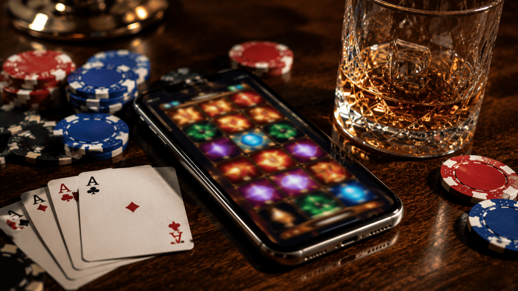 casino-zonder-licentie-man-speelt-online-casino-laptop